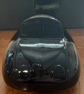 Vintage Playsam Saab Concept Car Black Wood Executive Toy NOS Made in Sweden - Picture 1 of 8
