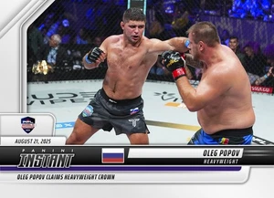2025 Panini Instant PFL #90 Oleg Popov Alexandr Romanov PRESALE - Picture 1 of 2
