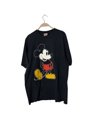 Camiseta De Colección Disney Designs Mickey Mouse Hombre Talla XL Negra Hecha en EE. UU. Foto 1 de 4