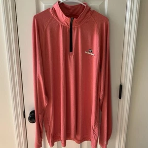 Champion UGA Bulldogs Logo Herren rot Viertel Reißverschluss Pullover Größe 2XL - Bild 1 von 10
