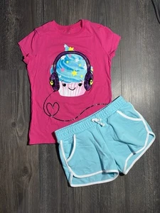 Girls Size 14 Shirt Shorts Summer Set Children Place - Picture 1 of 7