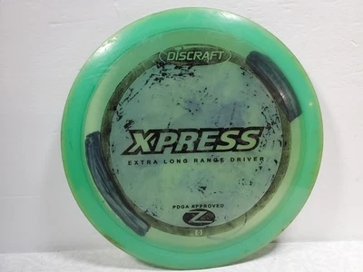 Discraft Xpress Z Plastic Green Blue disc golf 171 grams PFN - Image 1 of 4