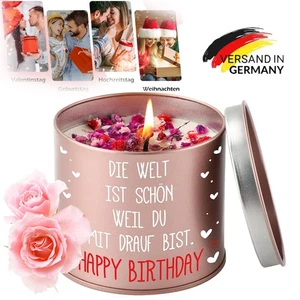 Duftkerzen, Frauen Geschenk für Freundin Mama Oma Beste Freundin Geburtstag HOT - Bild 1 von 13