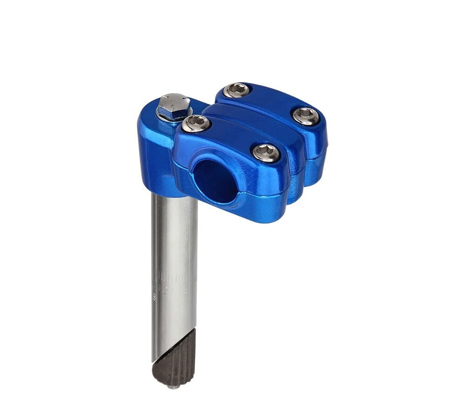 ALLOY 13/16" 21.1MM OS BMX BIKE 4BOLT QUILL STEM VINTAGE SCHWINN CRUSIER BICYCLE - Image 1 of 1