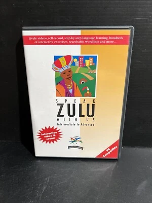 CD-ROM 2001 lenguas maternas Speak Zulu intermedio a avanzado fuera de circulación Foto 1 de 4