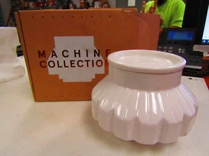 👀NEW DIESEL LIVING W/ SELETTI MACHINE COLLECTION LRG WHITE PORCELAIN CONTAINER - Picture 1 of 6