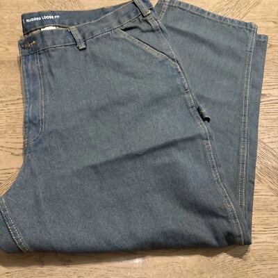 Pantalones de mezclilla para hombre Harbor Bay HB resistentes holgados azul 50x30 nuevos con etiquetas Foto 1 de 4