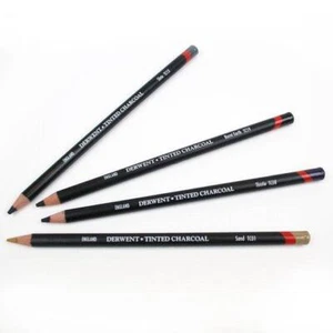 Derwent Tinted Charcoal Pencil - All Single Colours - Picture 1 of 22