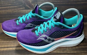 Saucony Endorphin Speed 2 Womens Size 6 Shoes Purple Blue White Athletic Sneaker - Picture 1 of 7