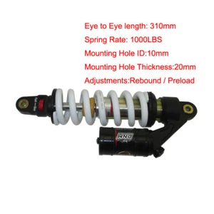 DNM MTG-RC 310mm 1000lbs Rear Shock Spring Suspension For Pit Bike ATV Quad UTV - Picture 1 of 8