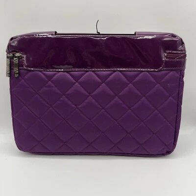 14.1英寸笔记本电脑保护套绗缝系列紫色 — 第 1/4 张图片