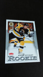 FREE SHIPPING-Mark Stuart Rookie-2006/07 Fleer Hockey-no.204-Bruins