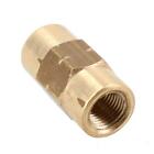 M10 x 1mm Brass Inline Brake Pipe Fitting Joiner Connector For 3/16” Pipe 1