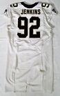 #92 John Jenkins Of New Orleans Saints Nfl Game Issued Worn Road Jersey - 06326