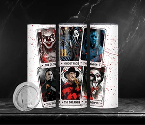 Halloween Horror Tumbler tarot card just in time for Halloween don't be scared - Picture 1 of 8