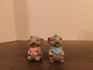 Vintage Norcrest Elephants Salt & Pepper Shakers Excellent Condition - Picture 1 of 2