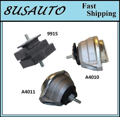 3PCS MOTOR & TRANS MOUNT FIT 2009-2010 BMW 535I, 535I XDRIVE	3.0L TURBOCHARGED - Image 1 of 4