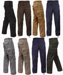 VENTA BOMBERO BDU Pantalones Colores Sólidos 6 Bolsillos Carga Ejército Sarga ROTHCO 20% DE DESCUENTO - Imagen 1 de 79