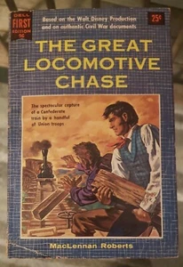 THE GREAT LOCOMOTIVE CHASE by MACLENNAN ROBERTS, DELL FIRST EDITION 1956 - Picture 1 of 2