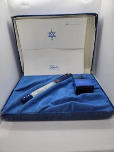 Delta Israel Fountain Pen 50 Year Anniversary Limited Edition Fine PT Pen In Box - Picture 1 of 19