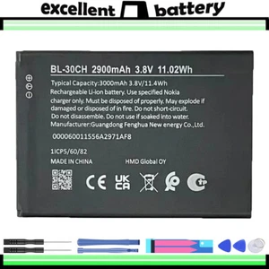 FREE EXPRESS POST for Nokia C02 BL-30CH = BL-29Ci Battery Replacement - Picture 1 of 3