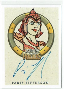 Xena & Hercules Animated Adventures Autograph Auto Paris Jefferson as Athena - Picture 1 of 1