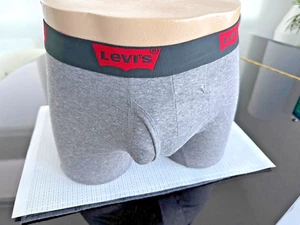 Levi's Gray Pouch Boxer Briefs Functional Fly with 4" Inseam Cotton/Polly Blend - Picture 1 of 5
