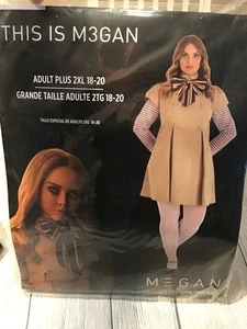 This Is M3gan Adult Costume Size Plus 2xl (18-20) -NEW - Picture 1 of 2