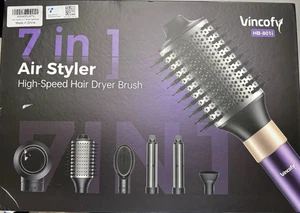 Vincofy Spazzola Asciugacapelli 7 in 1 Air Styler Alta Velocità Modello HB801i - 1200 Watt - Foto 1 di 6
