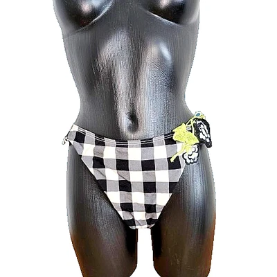 Ravage Lingerie exklusiver String, Tanga karriert Gr. 44 *Luxus Rarität Neu - Bild 1 von 4