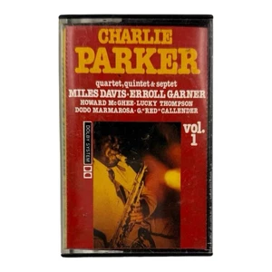 Charlie Parker Vol 1 Cassette Tape Jazz Miles Davis Erroll Garner Tested Rare - Picture 1 of 4
