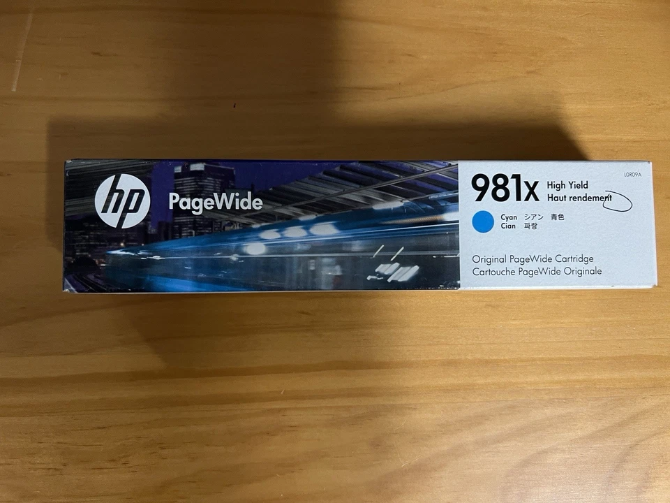 Cartucho original HP 981X alto rendimiento cian ancho de página L0R09A Foto 1 de 1
