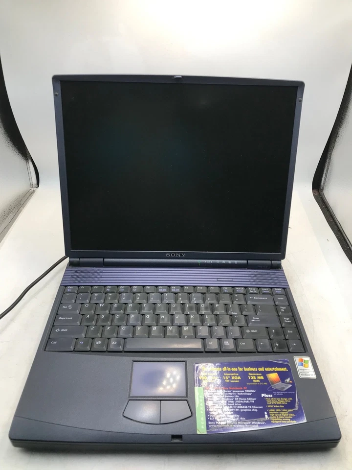 Portátil Sony VAIO PCG-FXA32 AMD Duron 15" 128Mb RAM-POTENCIA/PANTALLA DEFECTUOSA-MZ Foto 1 de 4