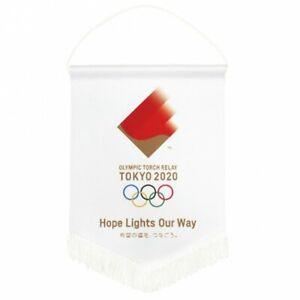 Tokyo 2020 Olympic Sports Games Mini Banner Torch Relay Emblem Official Goods