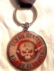 Zombie Hunter Key Ring New Walking Dead Living Dead new - Picture 1 of 1