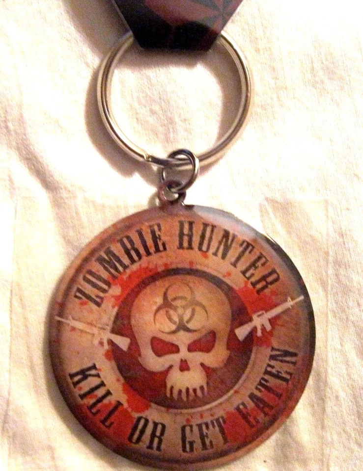Zombie Hunter Key Ring New Walking Dead  Living Dead new  - Image 1 of 1