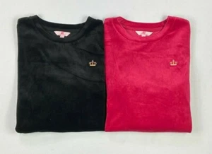 Girl's Youth JUICY Couture Velour Elastic Waist Sweatshirt NEW - Picture 1 of 5