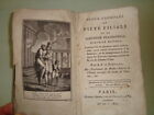 Livre Religieux Français Beaux Exemple de Piete Filiale, daté 1802