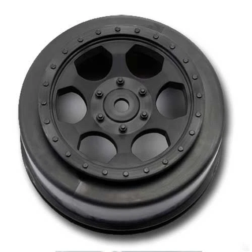 DE Racing Black Trinidad SC Wheels, Losi -TEN, SCTE, 22SCT, Tekno SCT410 (4pcs) - Image 1 of 1