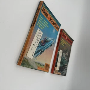 Mag Fantasy Science Fiction Feb April 1983 Isaac Asimov Ready Waiting Dead Cente - Picture 1 of 17