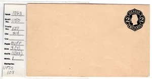 Nesbitt Black Jack U50 Postal Entire UPSS #108   UPSS CV40 - Picture 1 of 3