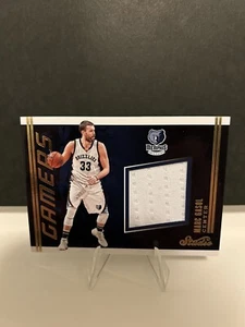 2016-17 Panini Studio Gamers Relics Jersey #14 Marc Gasol Memphis Grizzlies - Picture 1 of 2