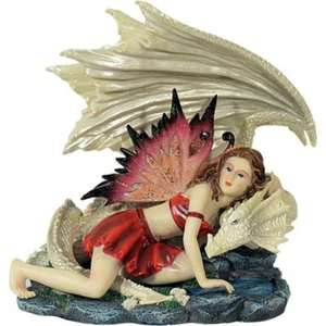 Elfe mit Drache liegend - Picture 1 of 1