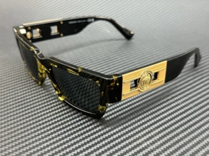 VERSACE VE4459 542887 Yellow Havana Grey Unisex 54 mm Sunglasses - Picture 1 of 5