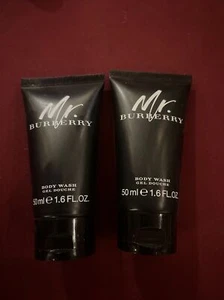 Mr. Burberry 1.6 Fl Oz/50 ml BODY WASH Lot Of 2 No Box NEW - Picture 1 of 2