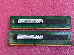 2Samsung 16GB (1x8GB) 1Rx4 ECC Server RAM PC3L-12800R DDR3-1600 M393B1G70BH0-YK0 - Picture 1 of 3