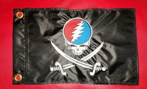 Custom Grateful Dead Pirate Flag Sailboat ATV UTV KAYAK Bicycle truck - Picture 1 of 10