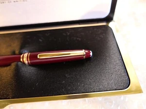 MONTBLANC MEISTERSTUCK 144 BORDEAUX BURGUNDY FOUNTAIN PEN - Picture 1 of 14