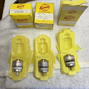 Lot 3 Eimac 4CX250BC Ham Radio Transmitter Radio Tubes - Picture 1 of 3