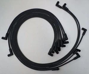 FORD Y-BLOCK 239 256 272 292 312 HEI BLACK 8mm Spiral Spark Plug wires USA made - Picture 1 of 1